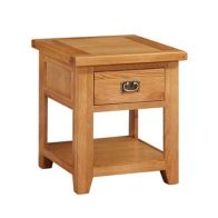 See more information about the Cotswold Oak Lamp Table 1 Drawer